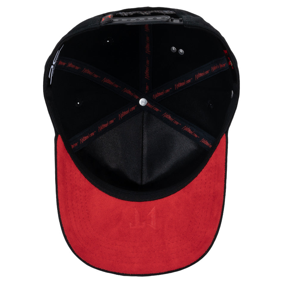 JC HATS CT BLACK/RED
